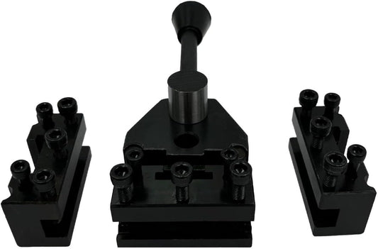Swiss Type Quick Change Tool Post Compatible for Direct Mount to Myford Lathes