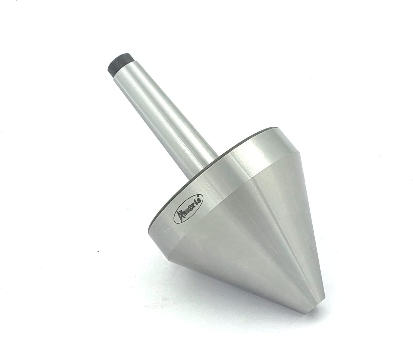 Bull Nose Pipe Live Revolving Center For Conventional Lathe II Under 5 Micron Run-out II Double Bearing II Fully Hardened & Ground II Capacity 0.5" to 3" Inch (12.5 to 75 mm) II (Morse Taper MT3)