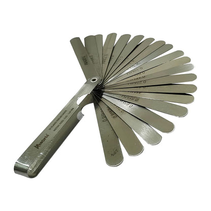 General DIY workshop metal & wood workers machinist daily use hand tools (4"/100 mm Metric Feeler Gauge (20 Blade))