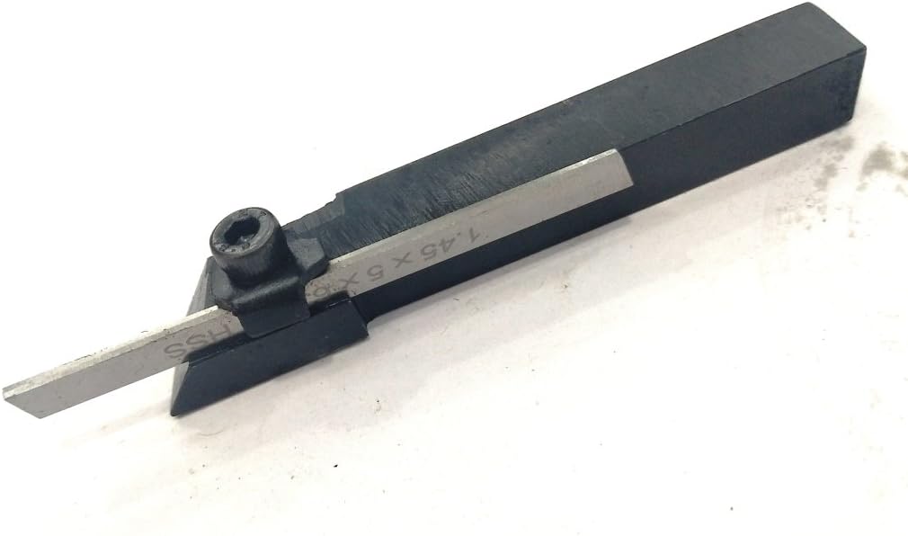 Set of 3 Mini Lathe Cut off Parting Tool Holders 6,8 & 10 mm Shanks with HSS Blades