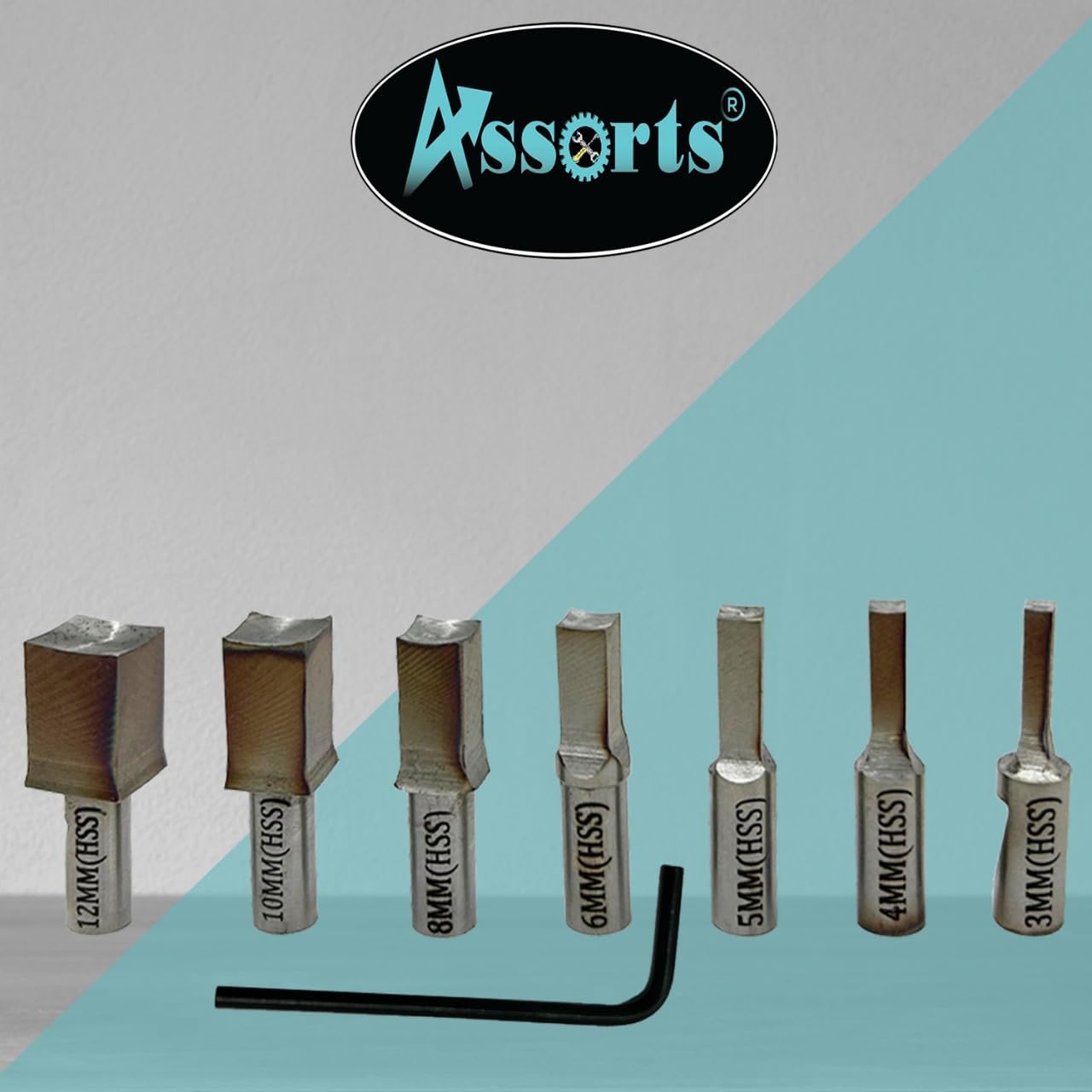 Assorts MT2 Live Revolving Center with Square Tool Rotary Broach – Precision Lathe Center-Centre for Internal Square Broaching. (mm Size)