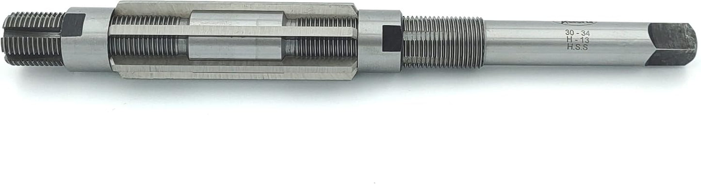 HSS M2 Grade Precision Expandable Reamers DIY Finishing Hand Tool (H13 (30.0-34.0 mm))