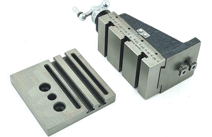 Assorts' Design Patent Mini Vertical Milling Slide with Base Plate- Direct Mounting on 7 x 14 Mini Lathe Machine