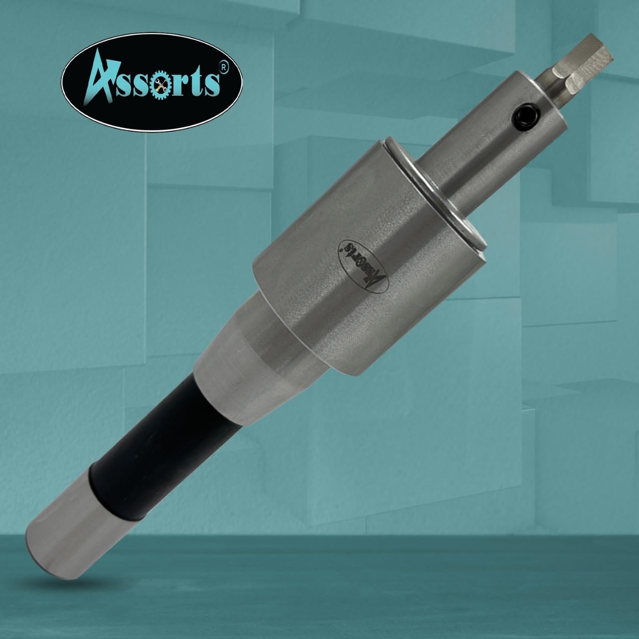 Assorts Precision Rotary Broach – R8 Shank (7/16" UNF) with HSS Hex Punches – CNC, Lathe, Milling & Drilling Compatible