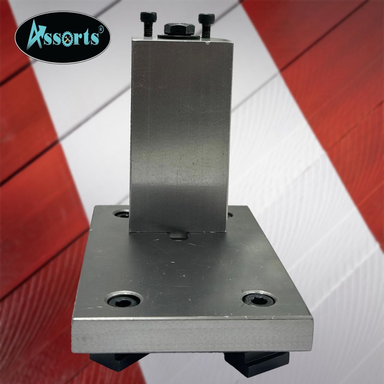 Assorts WM 280 Tool Post with 3/8" Thread Base Plate – Durable and Precise Machining Accessory