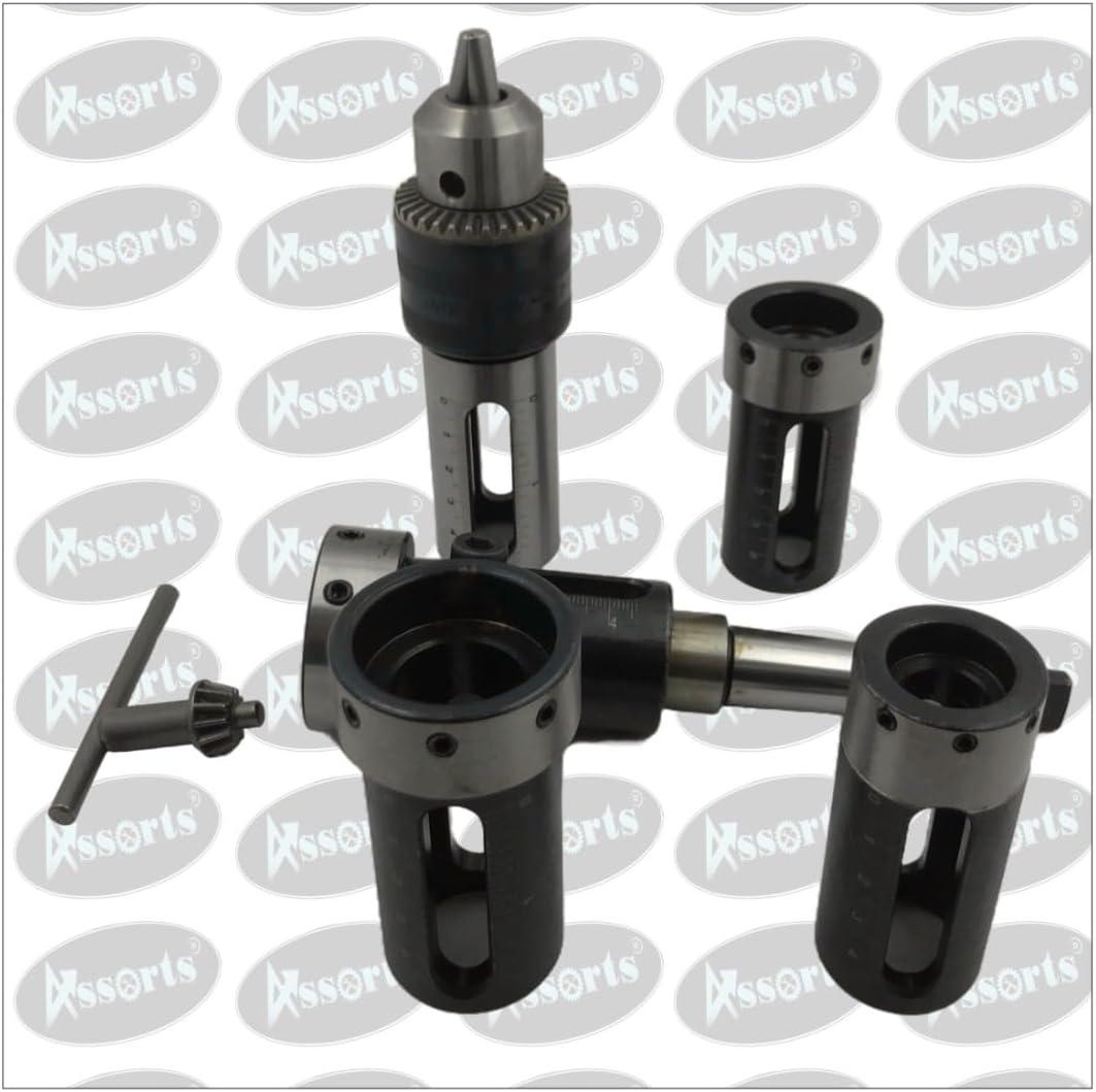 ASSORTS MT-2 TAPPING/DRILLING/THREADING ATTACHMENT WITH DIE HOLDER WITH DRILL CHUCK