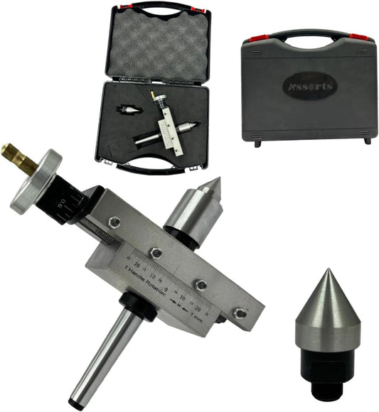 Design Patent Taper Turning Attachment for Lathe Tailstock – Includes Live & Dead Center Options Morse Taper MT4
