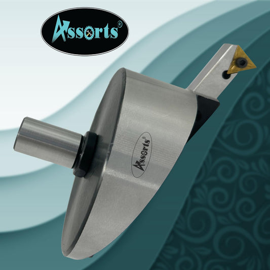 Assorts Large Head Size 4" Inch/ 100 mm Diameter Fly Cutter with Carbide Indexable tip Facing Tool (3/4" (19 mm) Straight Shank)
