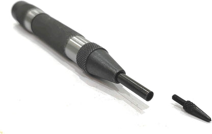Automatic Center Punch with Replaceable Hardened Steel Tip