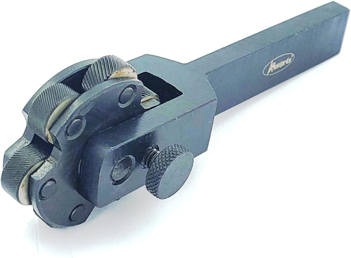 ASSORTS Lathe Knurling Tools Set – Pack of 3 Pc (Combo 2) | Mixed Sizes & Designs | EN31 Hardened Knurl Wheels | Tool Steel | Precision-Ground, Epoxy Black Finish | For Small & Medium Lathes