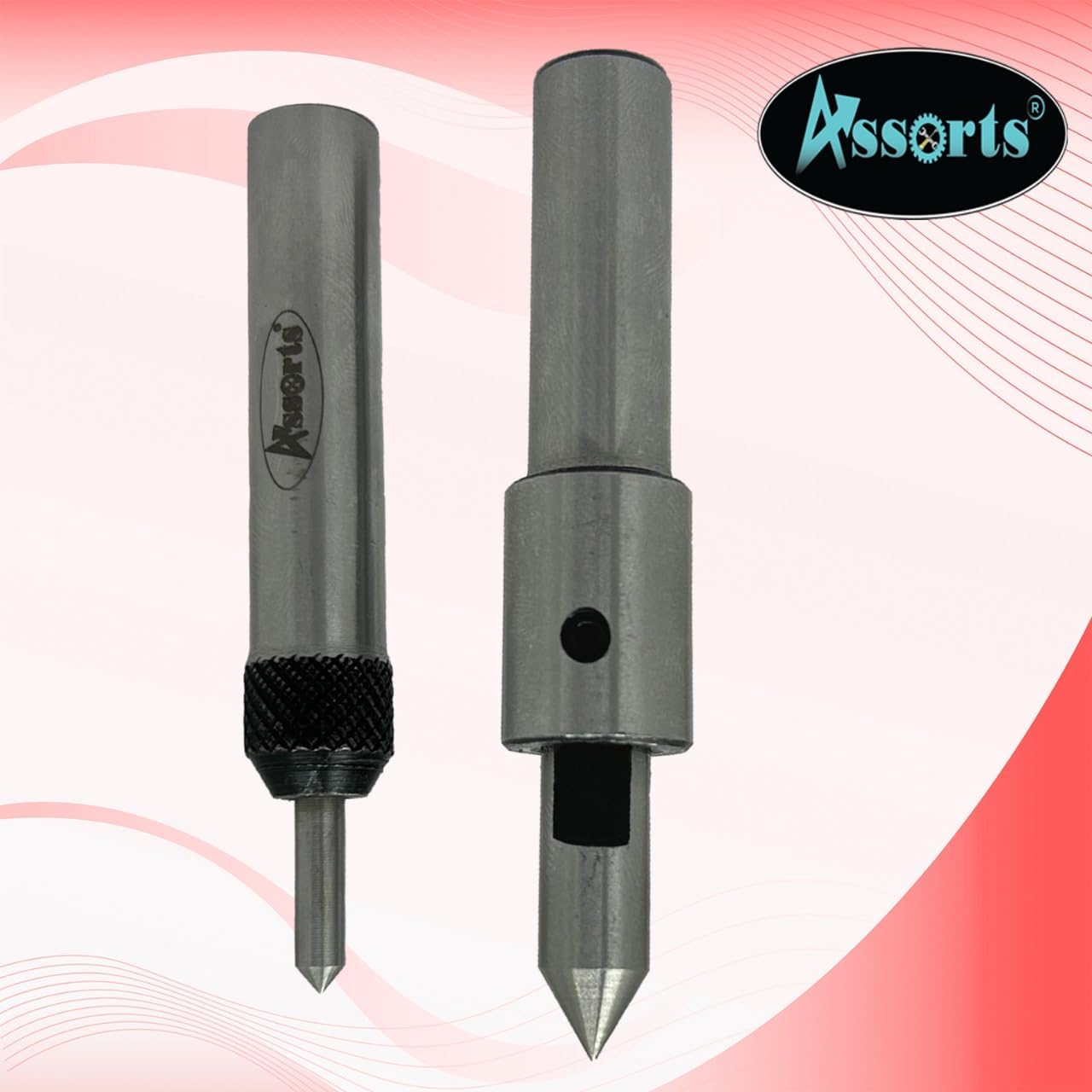 Assorts Set of 2 Spring Center Tap Guide Tool to Align Tap for threading Lathe Mill Jig Bore