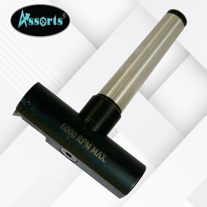 Assorts 3" Indexable Fly Cutter with MT3 Shank (M12 x 1.75 Drawbar Thread) – TCMT 1604 Carbide Insert Compatible – Precision Milling Tool for Surface Facing