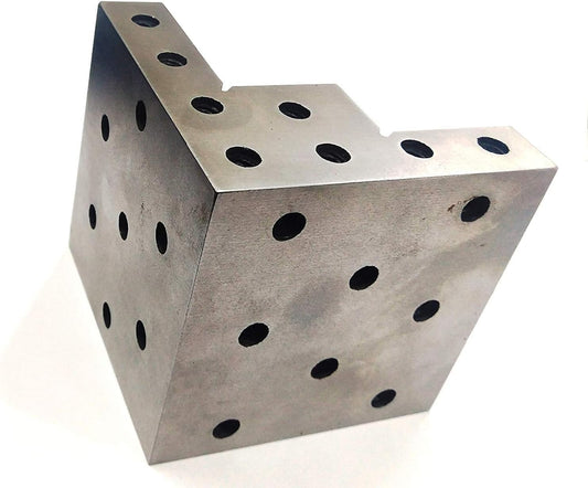 Assorts 100 mm/ 4" Stepped Angle Plate for Lathe Milling Work-holding Tools-Tapped Drills for Clamping (Steel)
