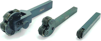 Set of 3 Knurling knurl Tools For Lathe, Metalworking, Machinists,Model Making for Lathe Machine