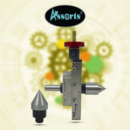 New Advanced Tapper Turning Attachment with Interchangeable Revolving Centre and Dead Centre – Precision Straight Shank Design