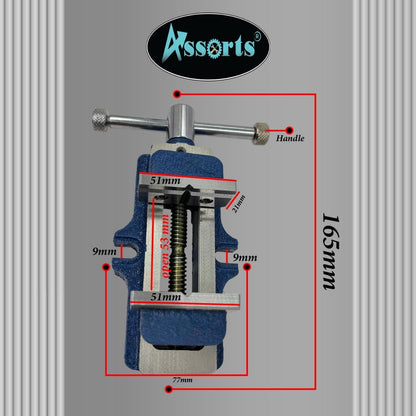 Self Centering vice 70 mm Jaw Width- Hard & Ground Tool Steel Jaws