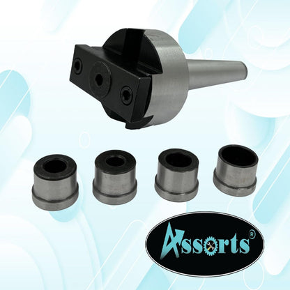 V-Boring- Adaptor for Round Bar Drilling on Lathe Machine (Morse Taper MT3)