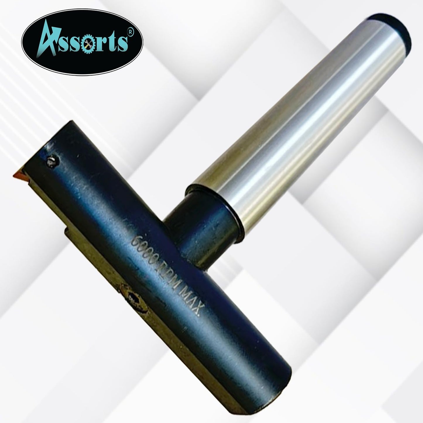 Assorts 4" Indexable Fly Cutter with MT3 Shank (M12 x 1.75 Drawbar Thread) – TCMT 1604 Insert Tool, Precision Face Milling Cutter for Milling Machines, Smooth Surface Finish & Heavy-Duty Metalworking