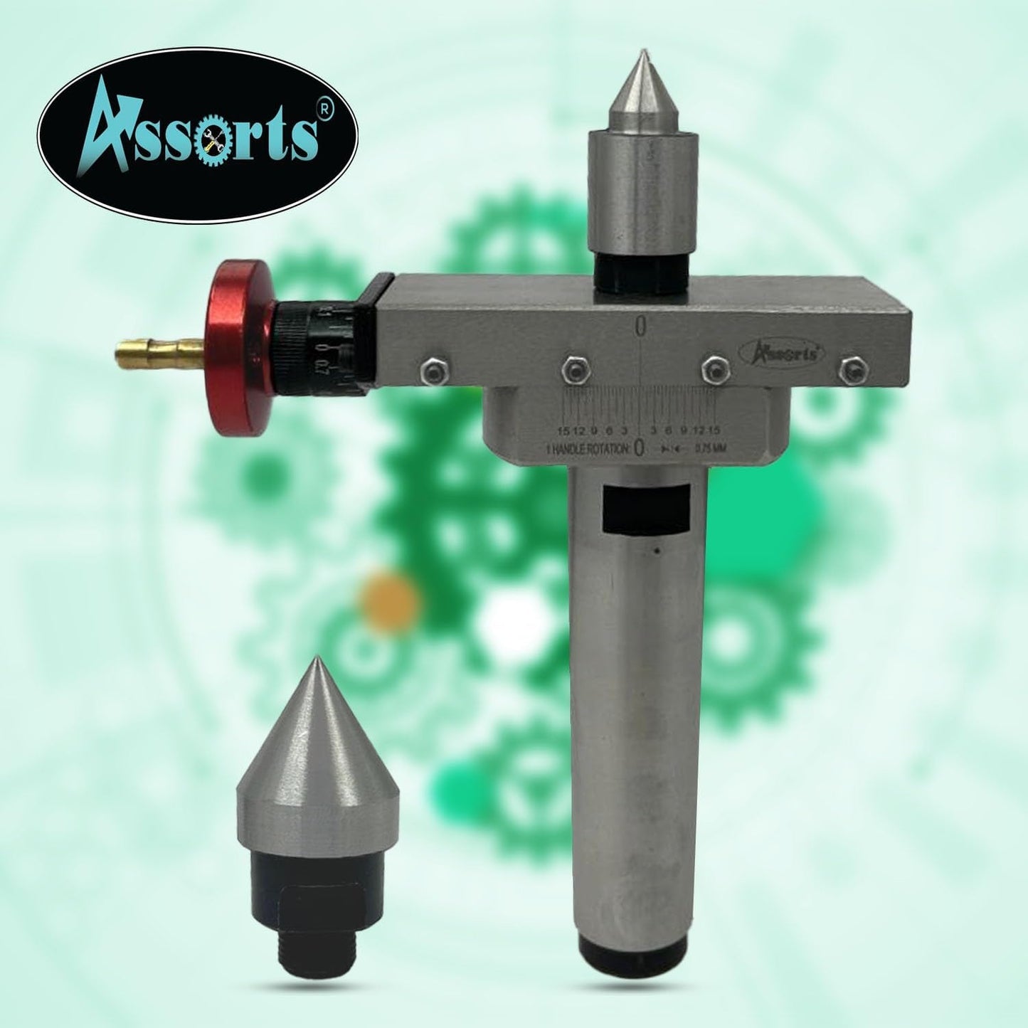 Precision MT4 Taper Turning Attachment with Interchangeable Revolving & Dead Centres