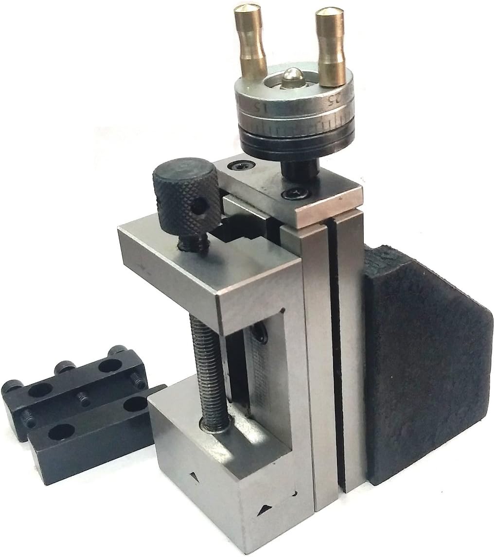 ToolPost Mini Vertical Slide with 2"/ 50 mm Steel Vice-Instant Milling For Small Bench Lathes