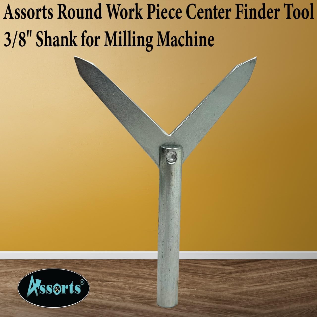 Assorts Round Work Piece Center Finder Tool 3/8" Shank for Milling Machine
