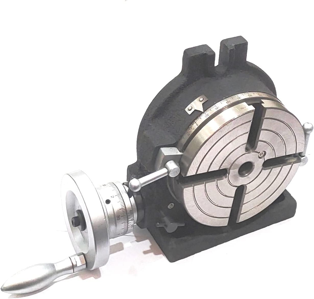 Horizontal Vertical HV6-4 slots Rotary Table 6" (150 mm) for Milling Machine