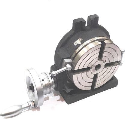 Horizontal Vertical HV6-4 slots Rotary Table 6" (150 mm) for Milling Machine