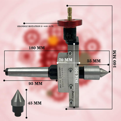 New improved Tapper Turning Tapper Attachment with Interchangable Revolving Centre and Dead centre (MT-2)