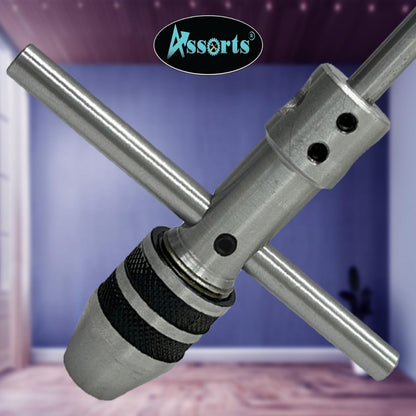 New Pilot Tap Wrench Spindle 3/32"-1/4" & 1/4"-1/2" -Tap,Thread, Drill Press, Lathe (Set of 2 Pcs)