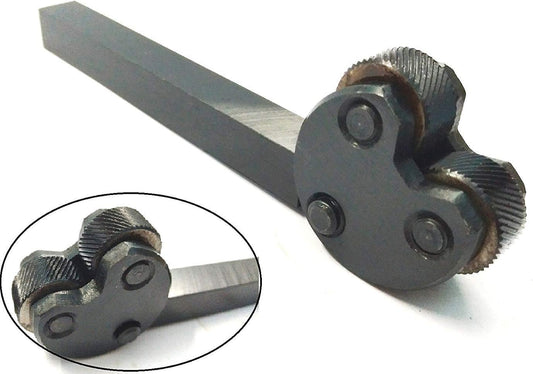 KNURLING TOOL PIVOT HEAD DIAMOND MEDIUM PITCH PATTERN 1/2" SQ. SHANK-LATHE ENGINEERING MACHINE TOOLS