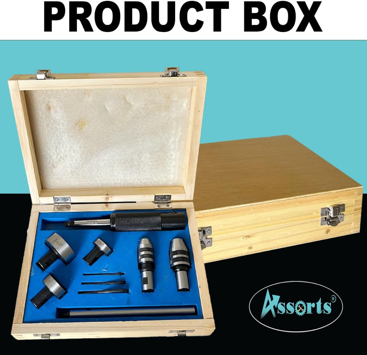 Threading & Tapping Attachment Tailstock Die Holder Set (MT-1)