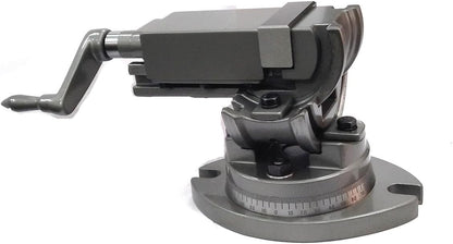 Precision Milling Machine Vise 2"(50 mm)-3 Way (Swivel,Tilt,Angle Vice)