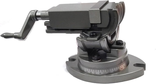 Precision Milling Machine Vise 2"(50 mm)-3 Way (Swivel,Tilt,Angle Vice)