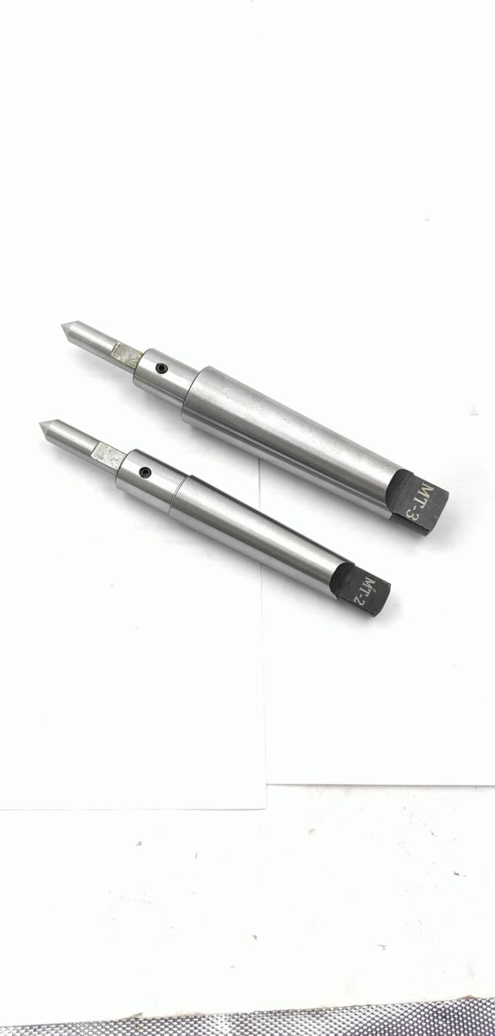 Assorts MT2 & MT3 Shank (Teng) Spring Center Tap Guide Tool Set - Aligns Tap for Threading on Lathes, Mills, and Jig Bores (set of both)