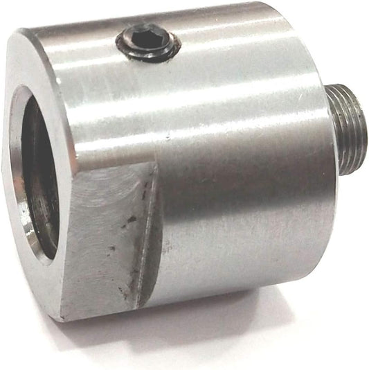 Lathe Spindle Adapter Connects 1" x 8 TPI Machine Spindle to M14 x 1 Threaded Chucks (ADAPTOR WITH 50 MM 4 JAW INDEPENDENT CHUCK)