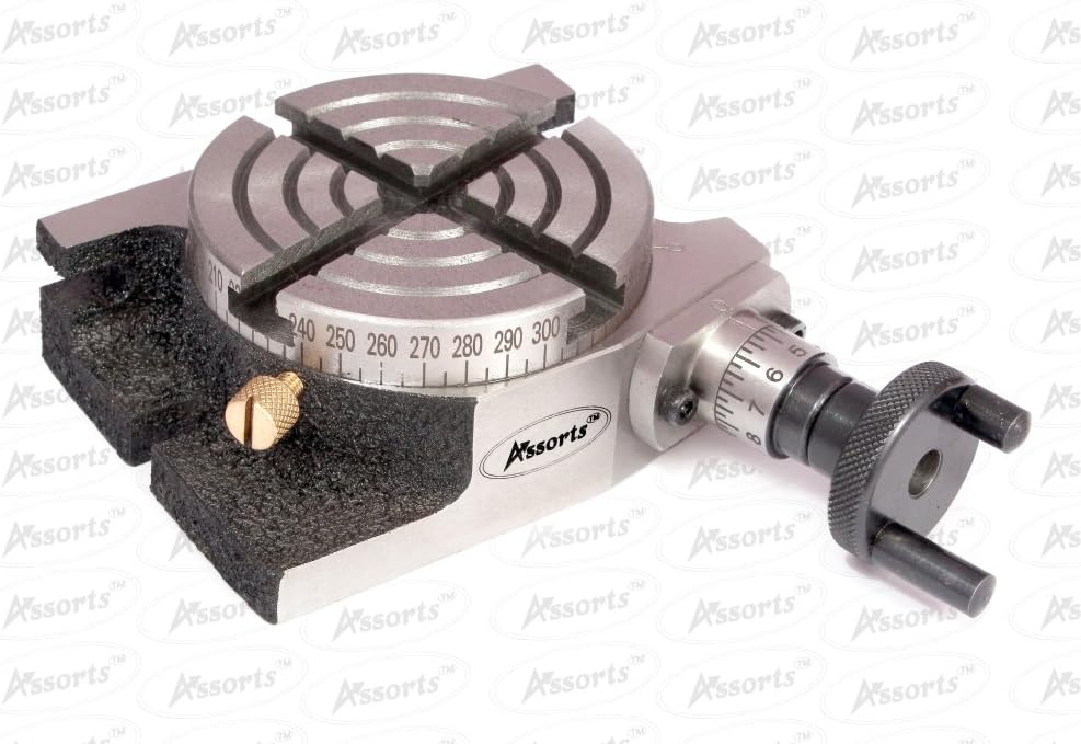 3" Inches (75 mm) Quality Rotary Table -3 Slots for Milling-Engineering Tools
