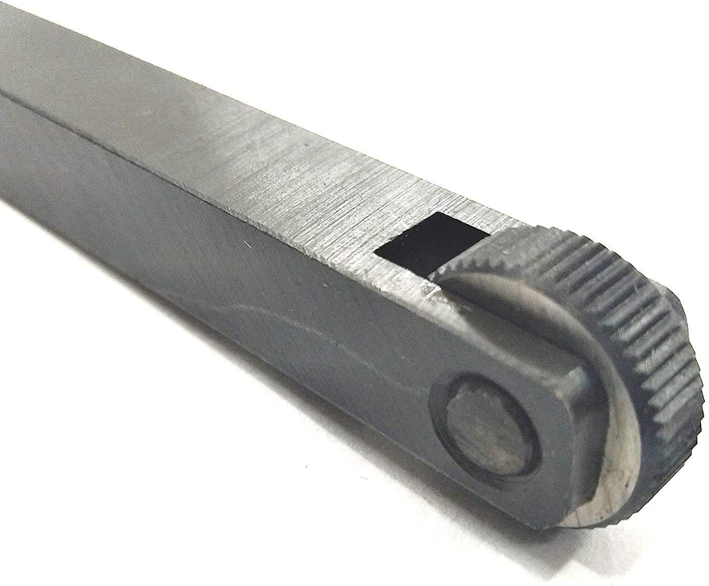 ASSORTS Lathe Knurling Tool Double End Wheel | Linear Pitch | Medium Straight Knurls | EN31 Hardened Knurl Wheels | 1/2" x 1/2" x 5" Holder | 3/4" x 1/4" x 1/4" Knurl Size | For Small & Medium Lathes