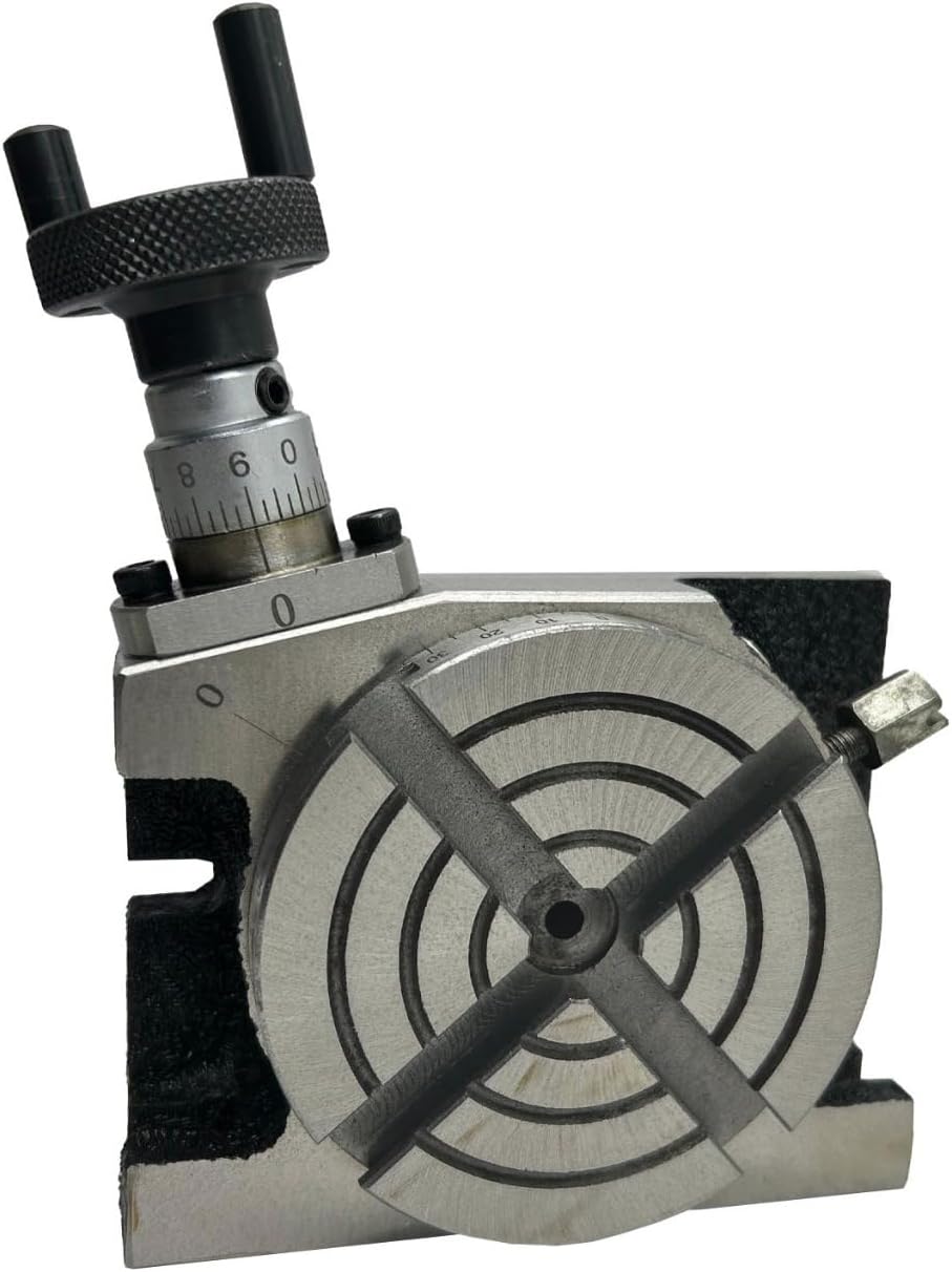 3" Inches (75 mm) Quality Rotary Table -3 Slots for Milling-Engineering Tools