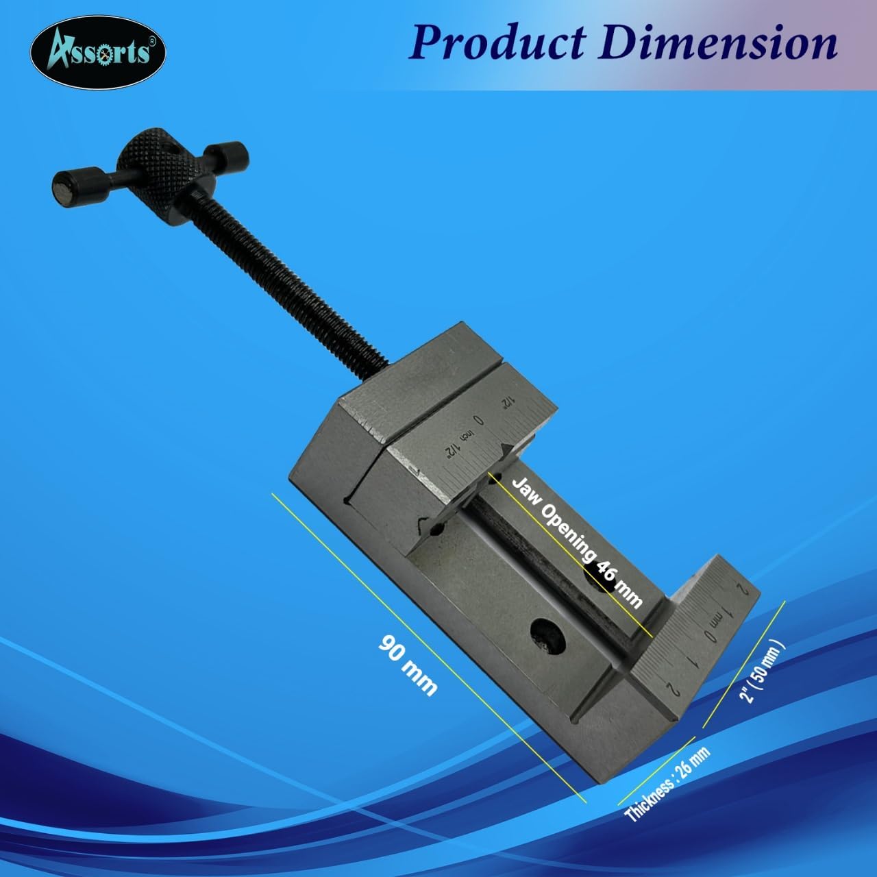 Mini 2"/ 50 mm Steel Vice Vise Work Holding Engineering Machine Tools