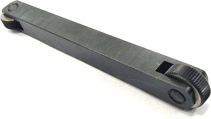 ASSORTS Lathe Knurling Tool Double End Wheel | Linear Pitch | Medium Straight Knurls | EN31 Hardened Knurl Wheels | 1/2" x 1/2" x 5" Holder | 3/4" x 1/4" x 1/4" Knurl Size | For Small & Medium Lathes