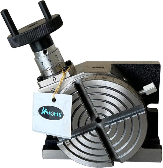4" Inches (100 mm) 4 Slots Regular Rotary Table for Milling Machines