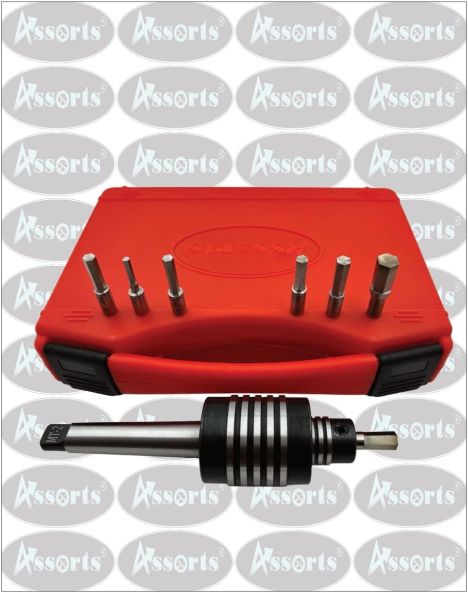 Assorts Lathe's High-Precision Live Revolving Center with MT-2 Shank Teng Style, Featuring Hex Tool and High-Speed Steel (HSS) Rotary Broach, Offers Precision Metalworking Operations