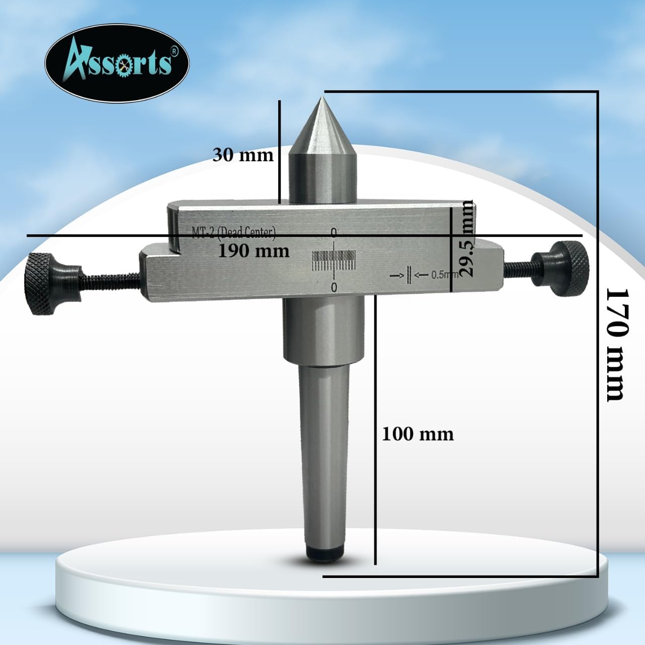 LATHE'S TAILSTOCK ATTACHMENT FOR METAL-TURNING IN TAPER PROFILE // EASY ENGINEERING MACHINE TOOL ACCESSORIES TO GIVE FREEDOM FROM OFF-SETTING THE TAILSTOCK OF YOUR LATHE MACHINE (MORSE TAPER 2MT)