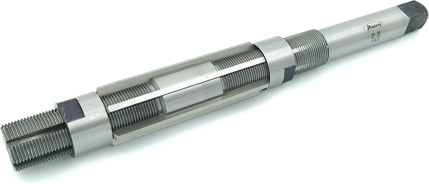 HSS M2 Grade Precision Expandable Reamers DIY Finishing Hand Tool (H15 (38.0-46.0 mm))