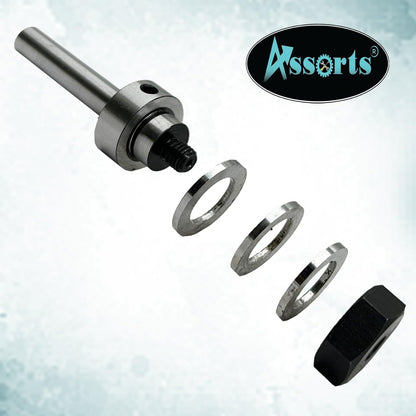MINI SLITTING SAW ARBOR-10 MM SHANK & 16 MM BORE SPACING COLLARS