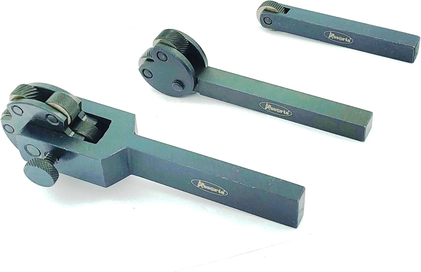 Set of 3 Knurling knurl Tools For Lathe, Metalworking, Machinists,Model Making for Lathe Machine