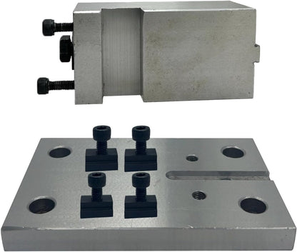Assorts WM 280 Tool Post with 3/8" Thread Base Plate – Durable and Precise Machining Accessory