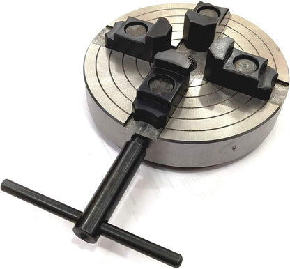4-Jaws x 6" Inches Wood Lathe Chuck Threaded 3/4-16 with Independently Adjustable/Reversible Jaws (Not Chinese Made)