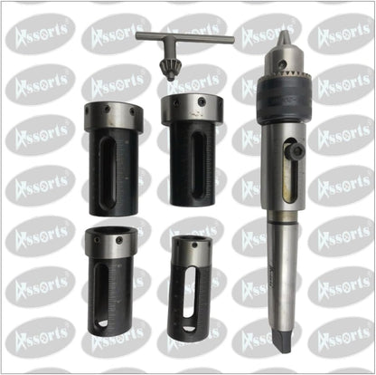 ASSORTS MT-3 TAPPING/DRILLING/THREADING ATTACHMENT WITH DIE HOLDER WITH DRILL CHUCK