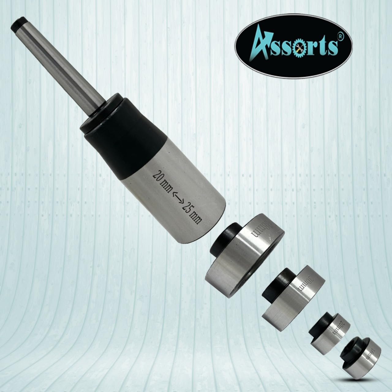 Assorts' Metric Die Sizes 16, 20, 25, 30, 38 mm Holder Capacity for Threading on Lathe